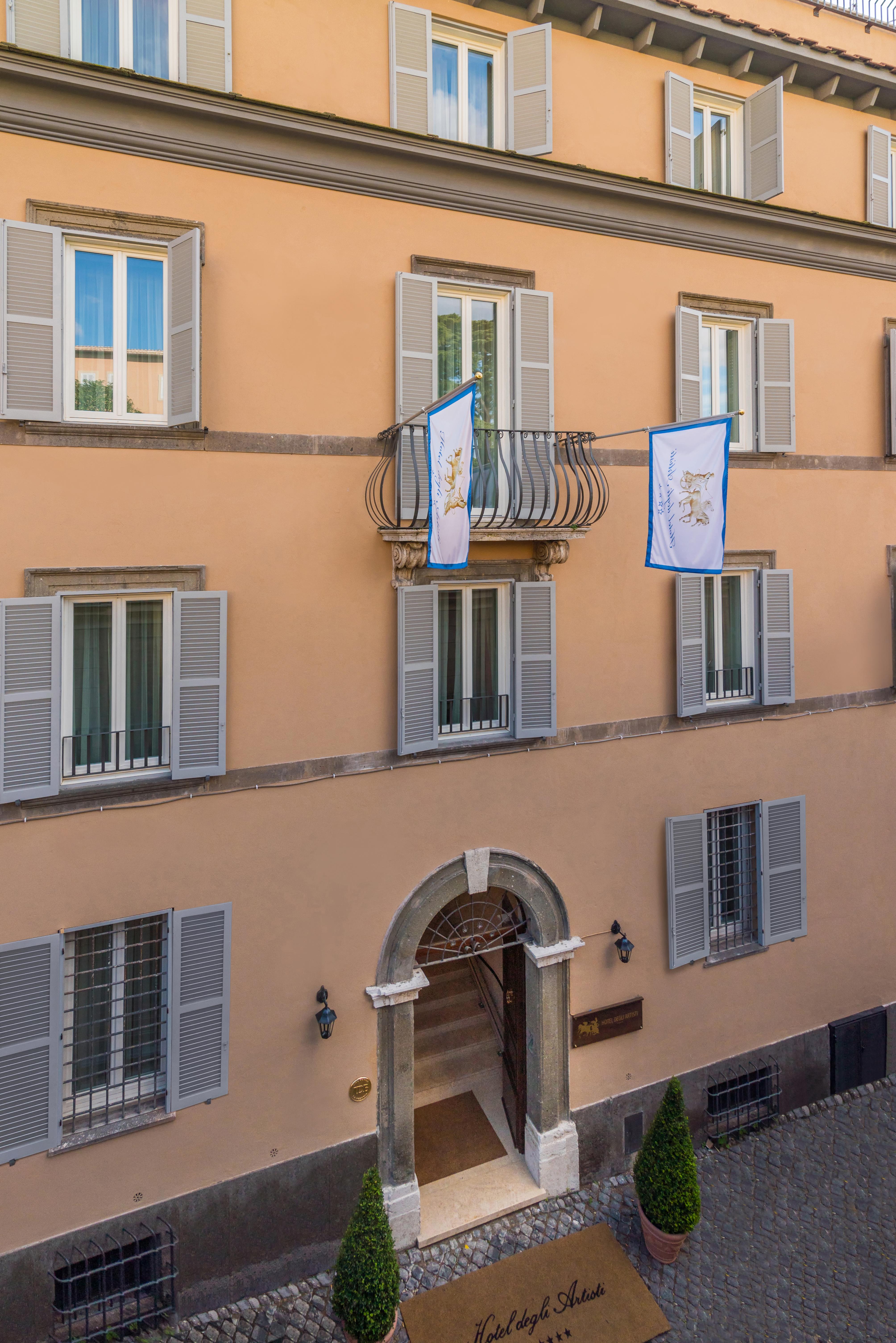 Hotel Degli Artisti Roma Esterno foto